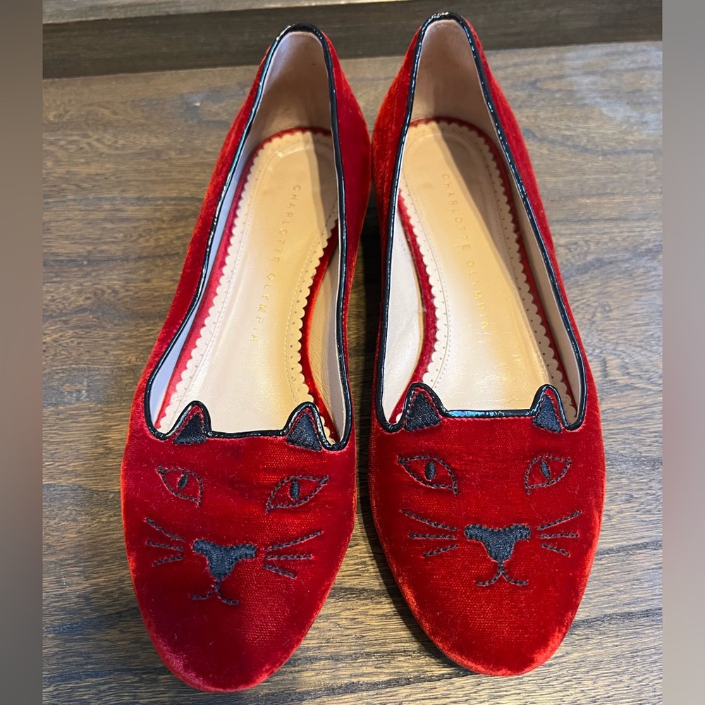 Charlotte Olympia kitten flats